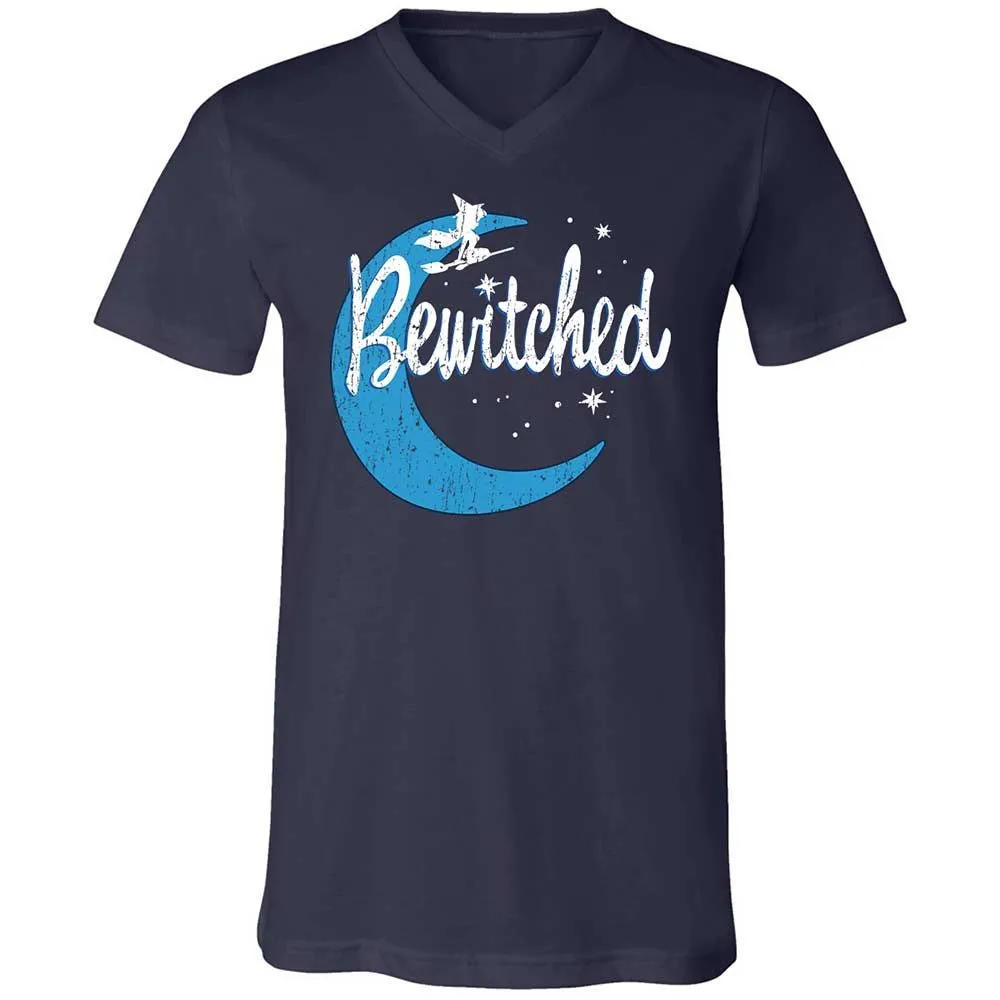 Unisex V-Neck T-Shirt - QC2T2J8J - Navy - 2
