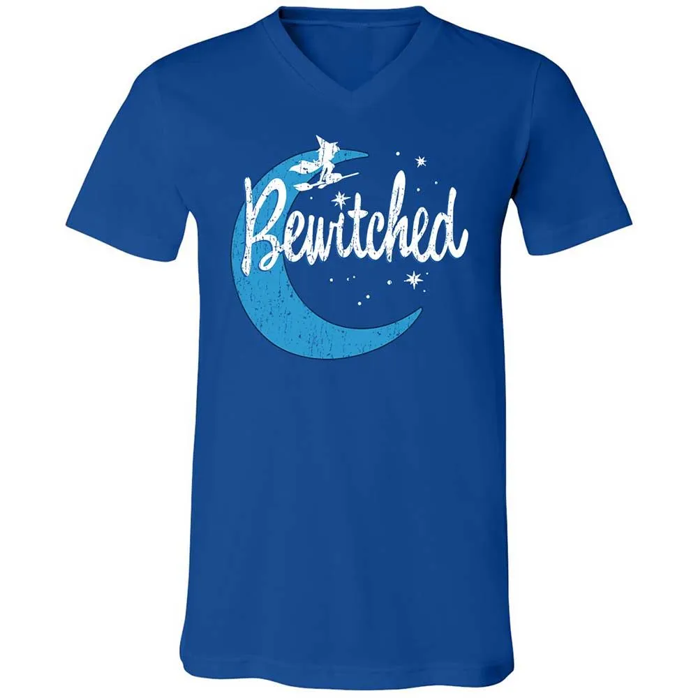 Unisex V-Neck T-Shirt - QC2T2J8J - True Royal - 4