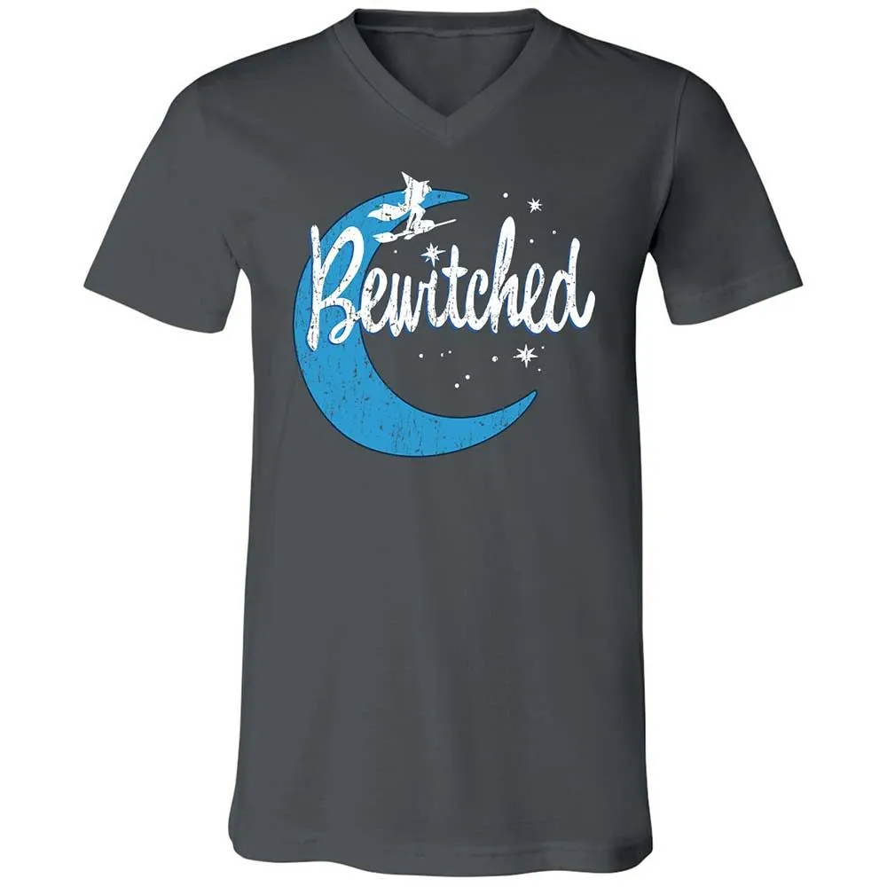 Unisex V-Neck T-Shirt - QC2T2J8J - Asphalt - 13