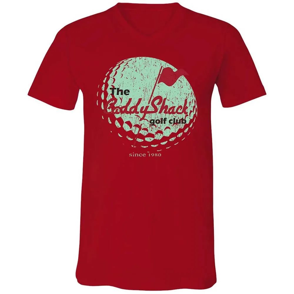 Unisex V-Neck T-Shirt - 4C7SKN67 - Red - 6