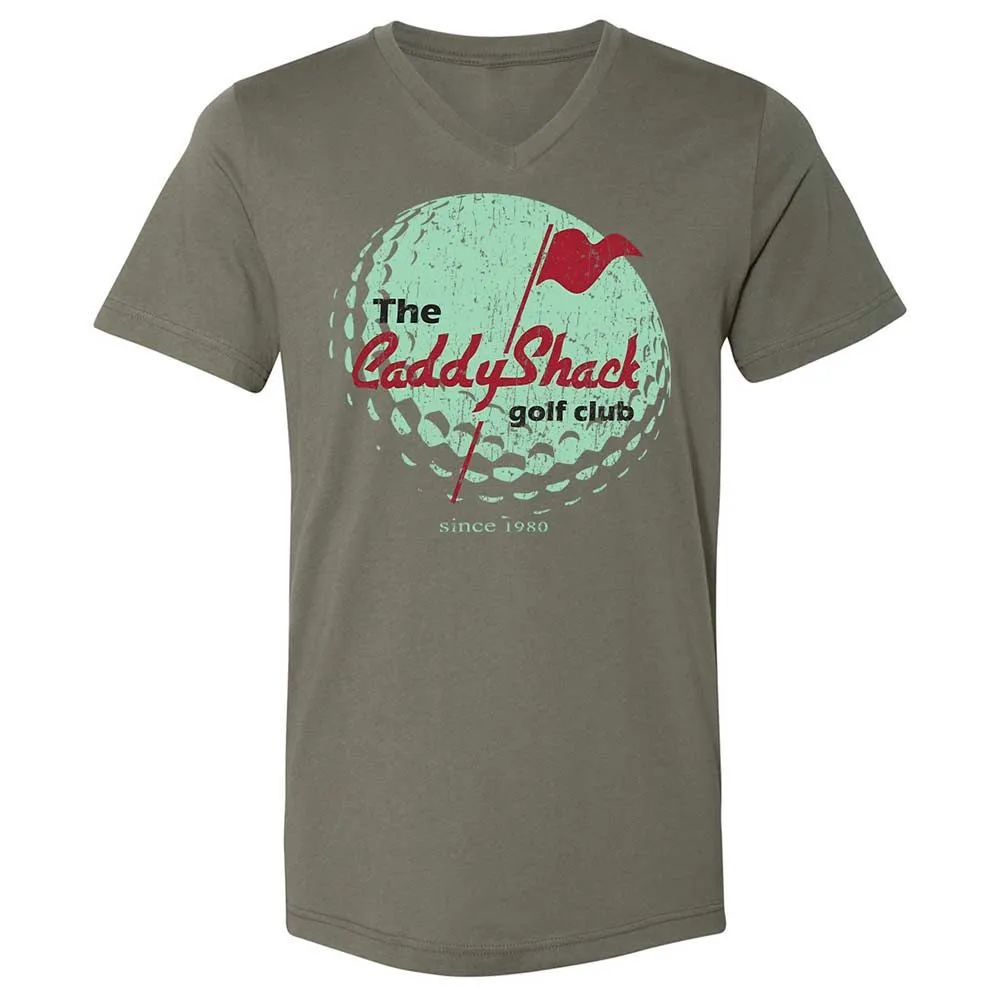 Unisex V-Neck T-Shirt - 4C7SKN67 - Military Green - 11