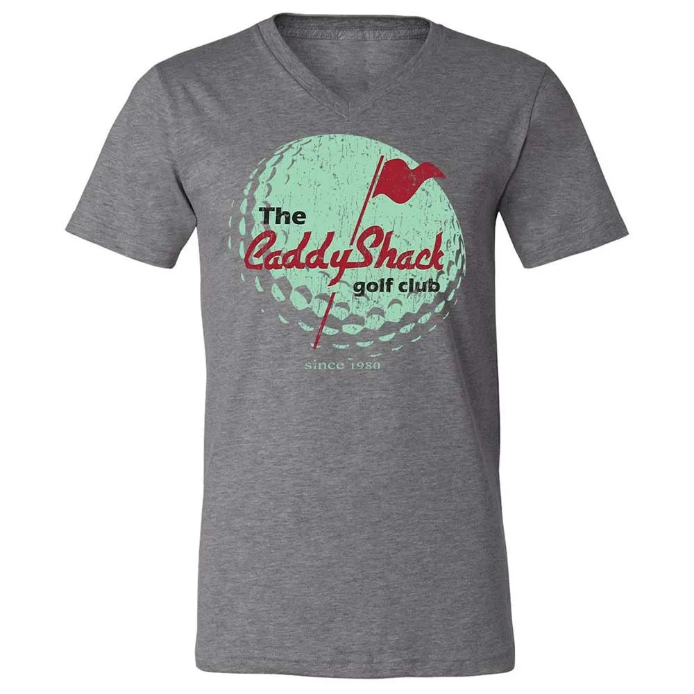 Unisex V-Neck T-Shirt - 4C7SKN67 - Deep Heather - 14
