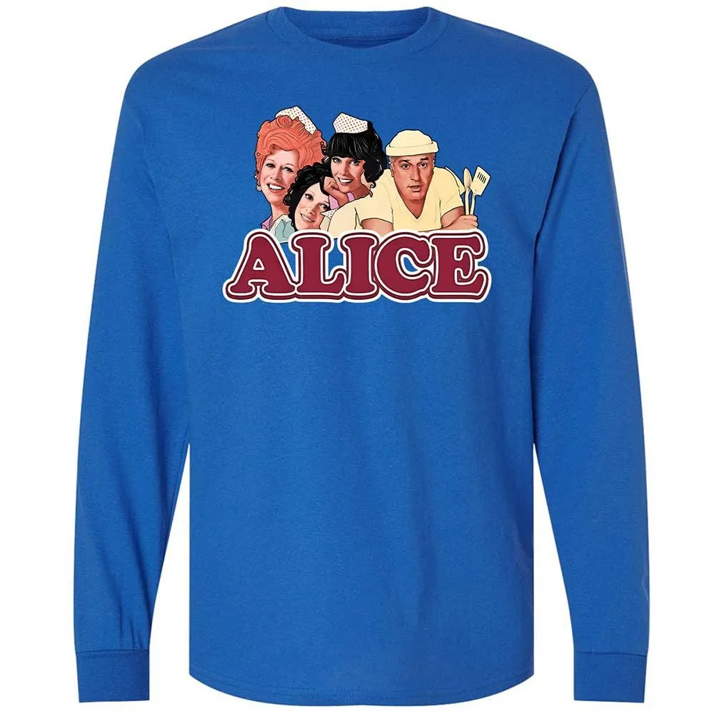 Long Sleeve T-Shirt - 7D5FVNQW - Royal - 3