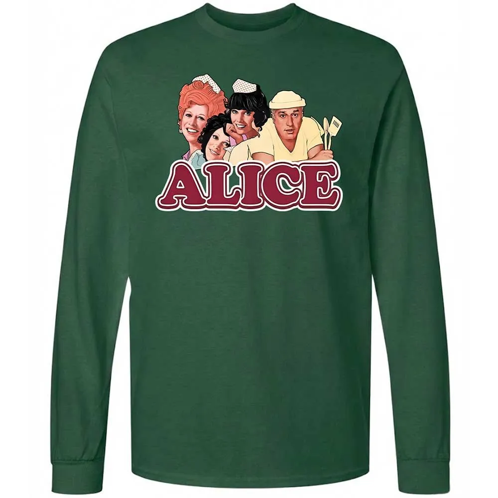 Long Sleeve T-Shirt - 7D5FVNQW - Forest Green - 4