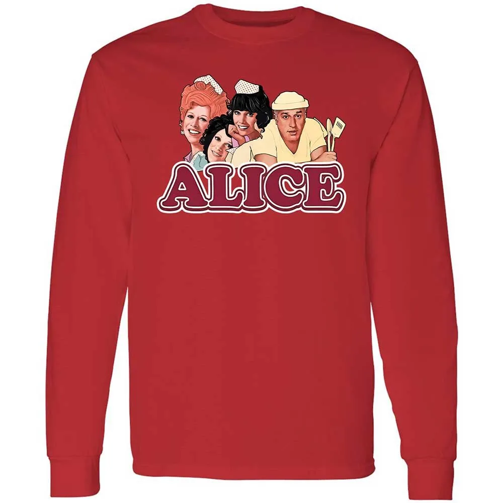 Long Sleeve T-Shirt - 7D5FVNQW - Red - 11