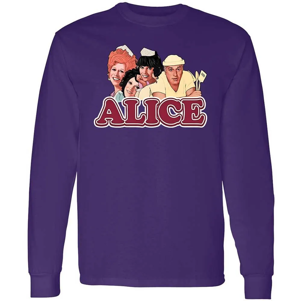 Long Sleeve T-Shirt - 7D5FVNQW - Purple - 12