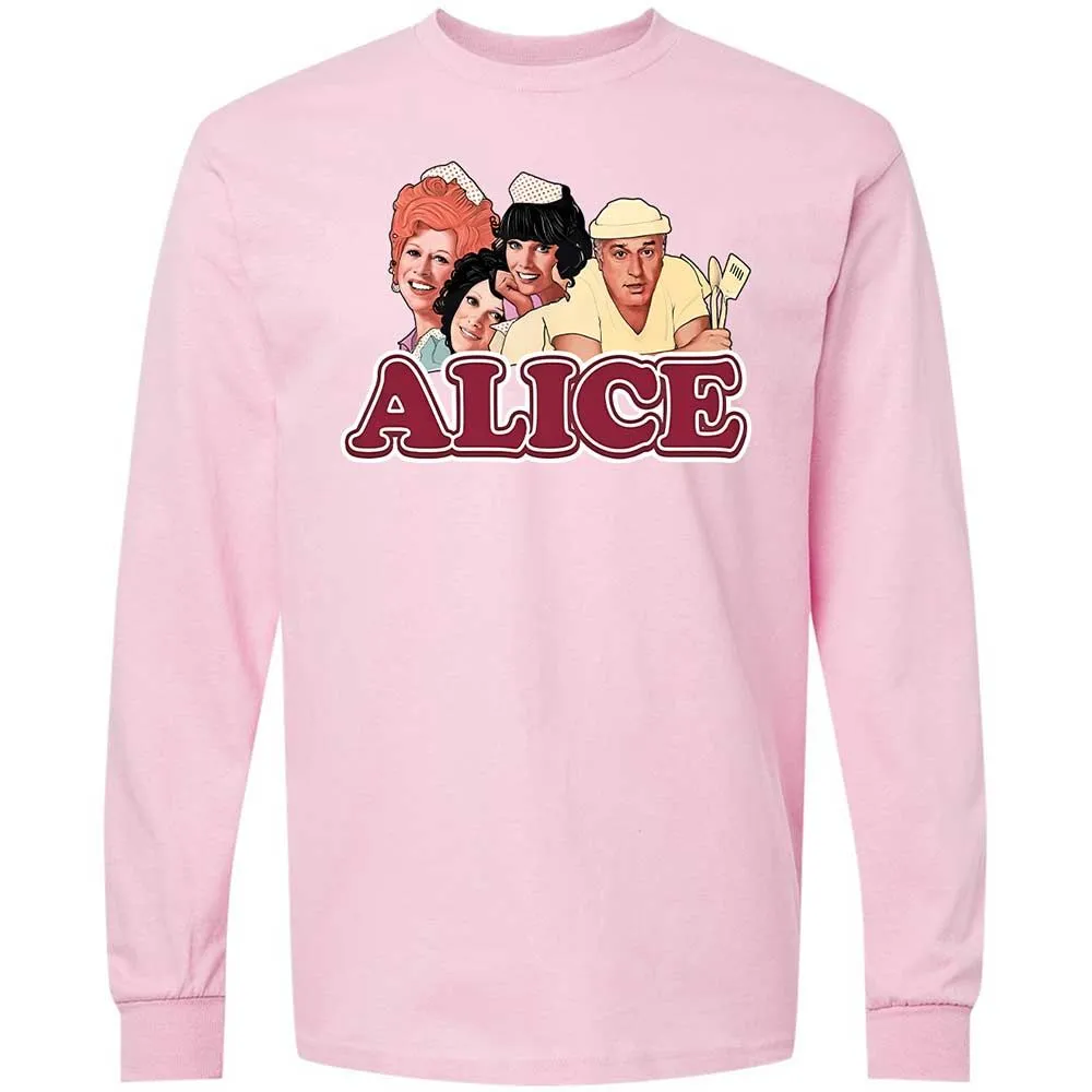 Long Sleeve T-Shirt - 7D5FVNQW - Light Pink - 16