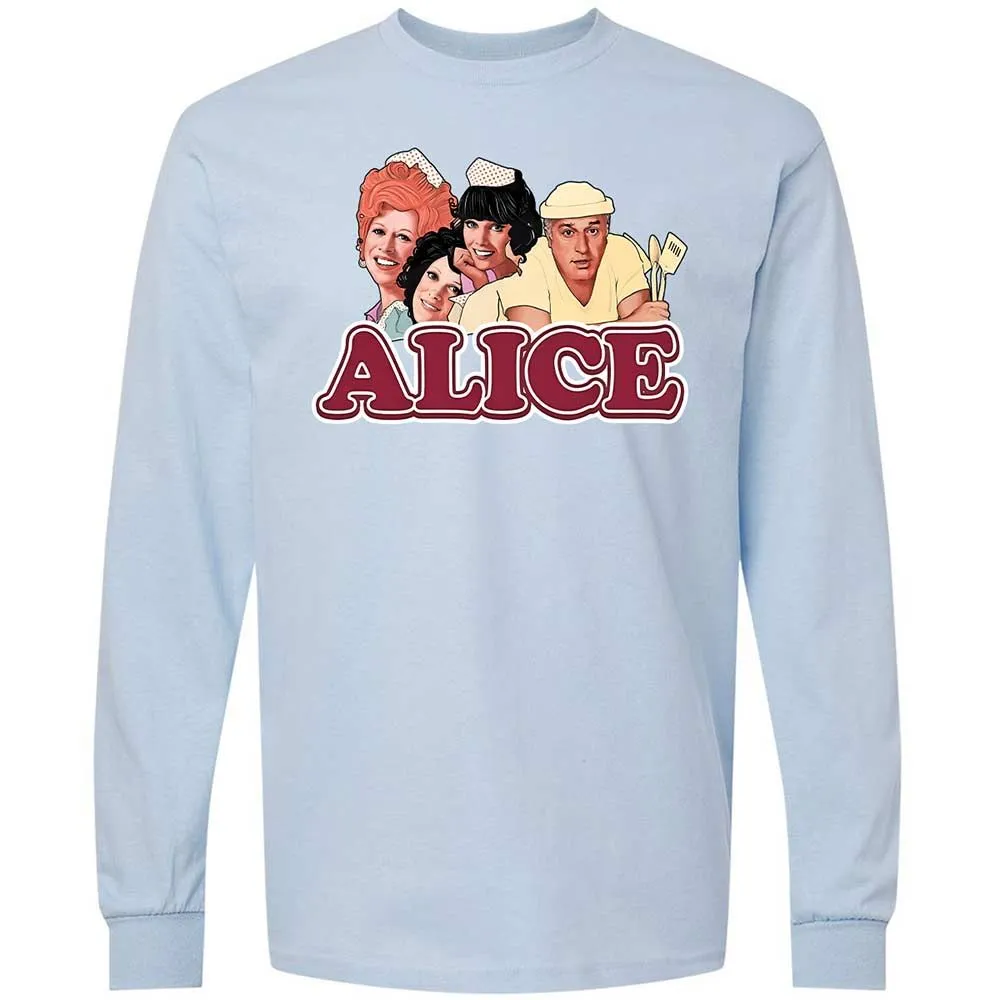 Long Sleeve T-Shirt - 7D5FVNQW - Light Blue - 18