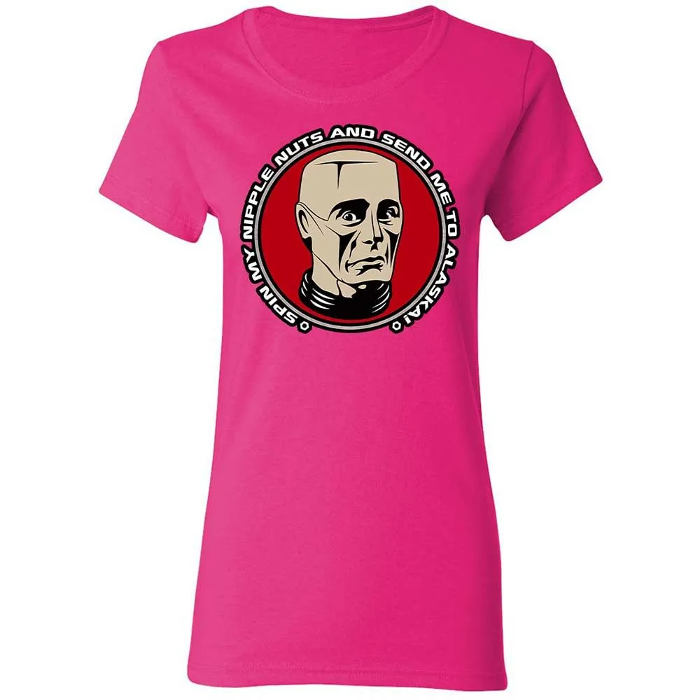 Women's T-Shirt - Q9EH9XB7 - Heliconia - 5
