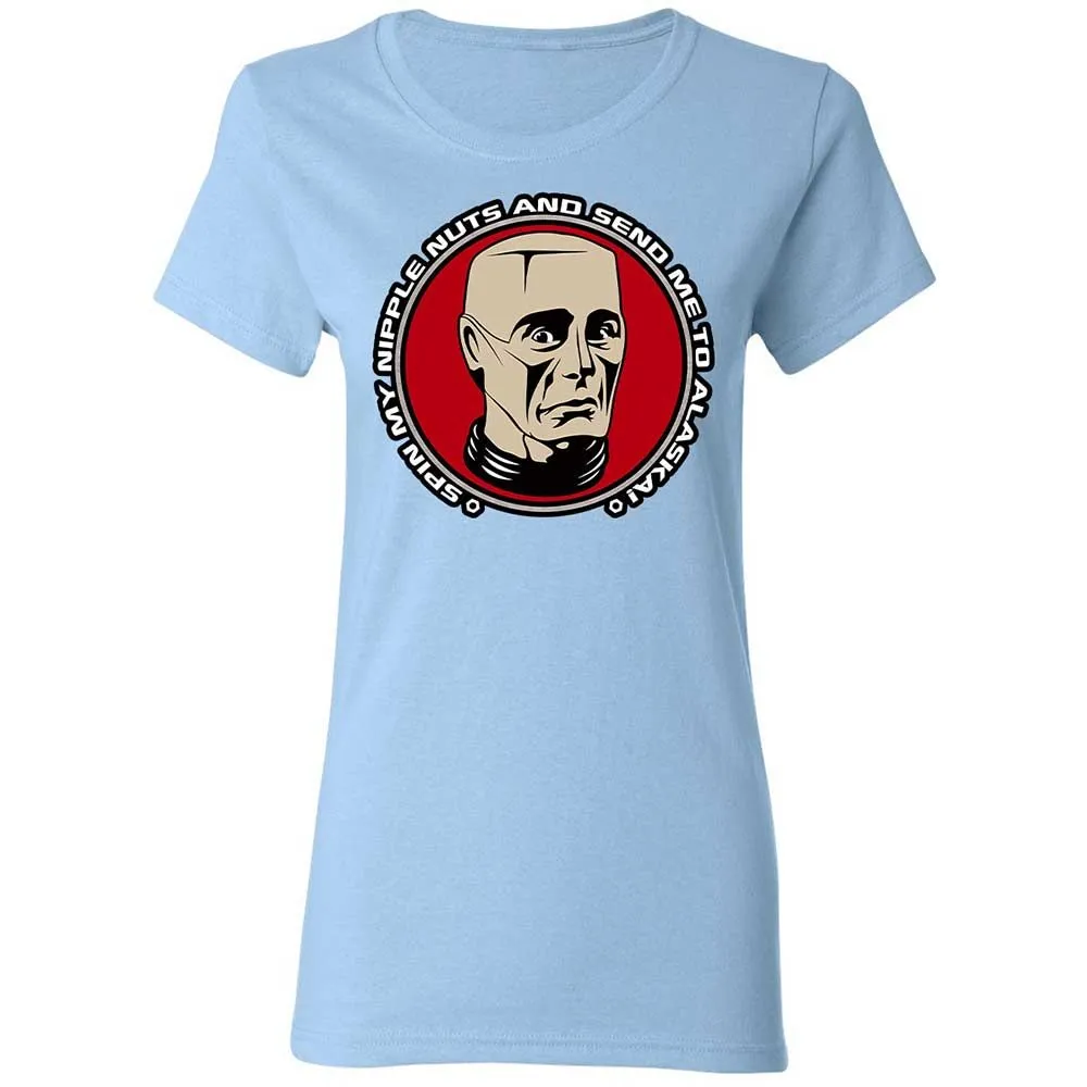 Women's T-Shirt - Q9EH9XB7 - Light Blue - 13