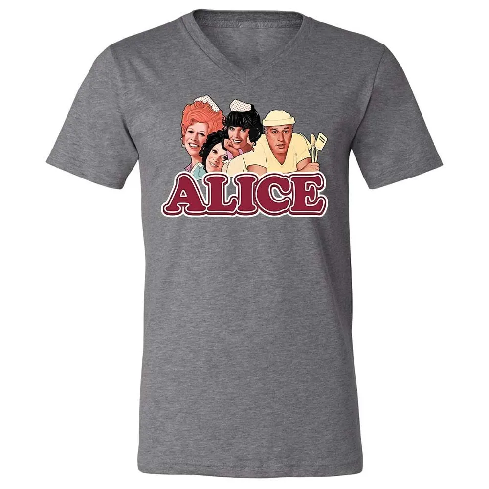 Unisex V-Neck T-Shirt - 3WGYFJZS - Deep Heather - 14