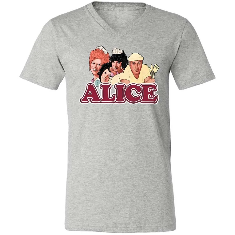 Unisex V-Neck T-Shirt - 3WGYFJZS - Athletic Heather - 15