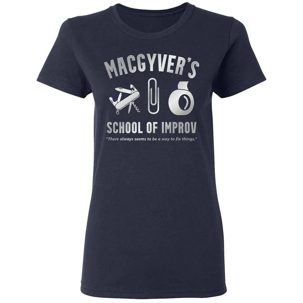 Women's T-Shirt - UEH5DKUQ - Navy - 2