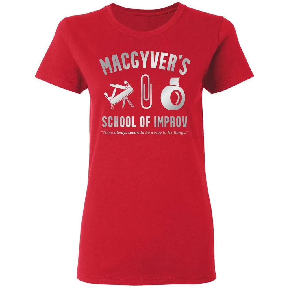 Women's T-Shirt - UEH5DKUQ - Red - 9