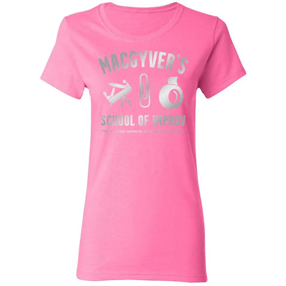 Women's T-Shirt - UEH5DKUQ - Azalea - 11