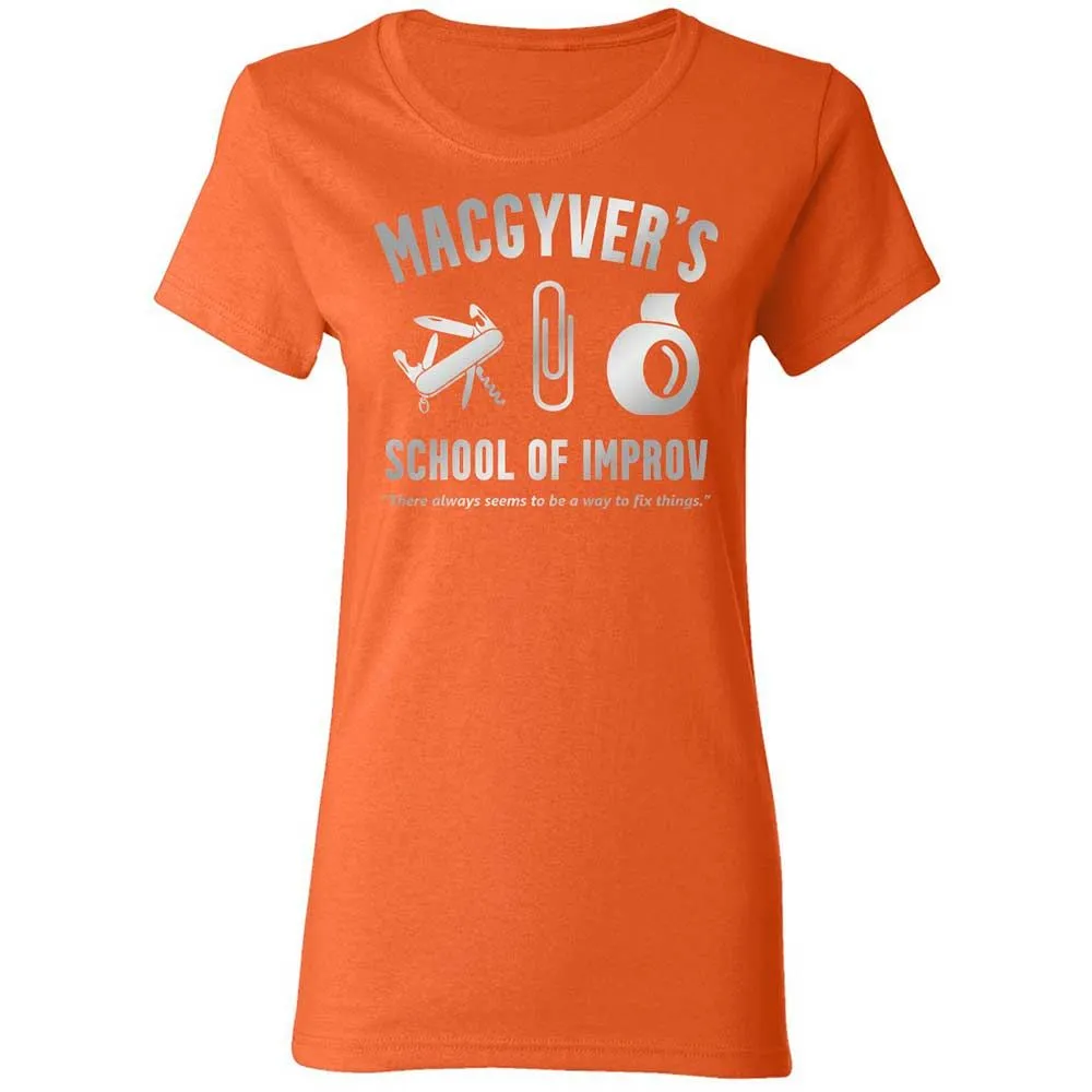 Women's T-Shirt - UEH5DKUQ - Orange - 12