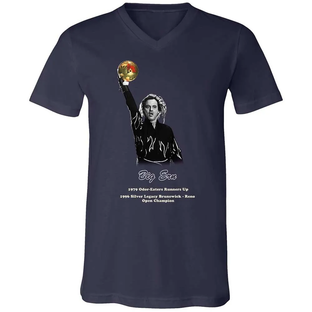 Unisex V-Neck T-Shirt - SCDEBWEH - Navy - 2
