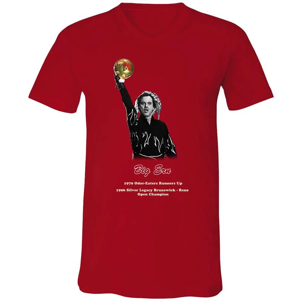 Unisex V-Neck T-Shirt - SCDEBWEH - Red - 6