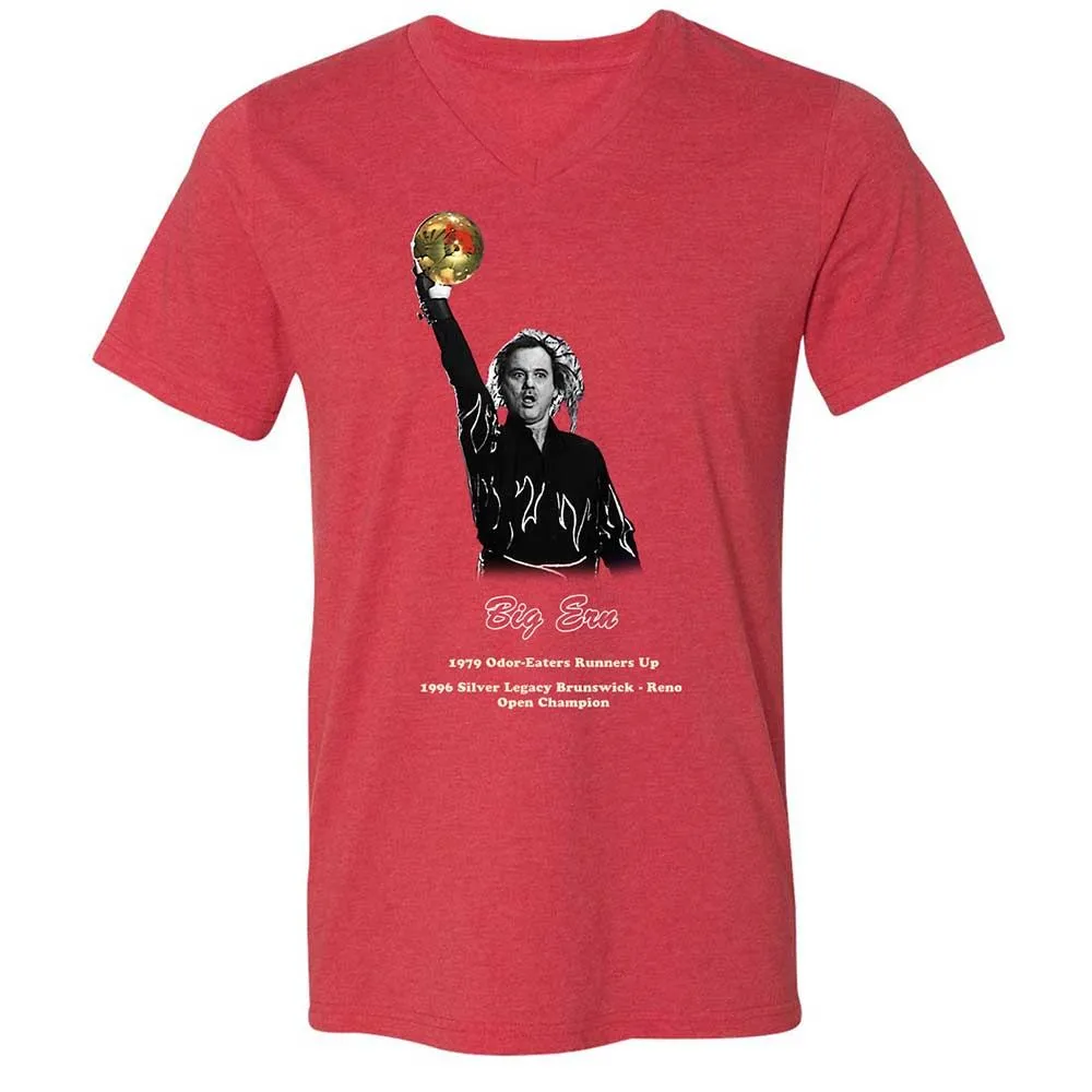 Unisex V-Neck T-Shirt - SCDEBWEH - Heather Red - 7