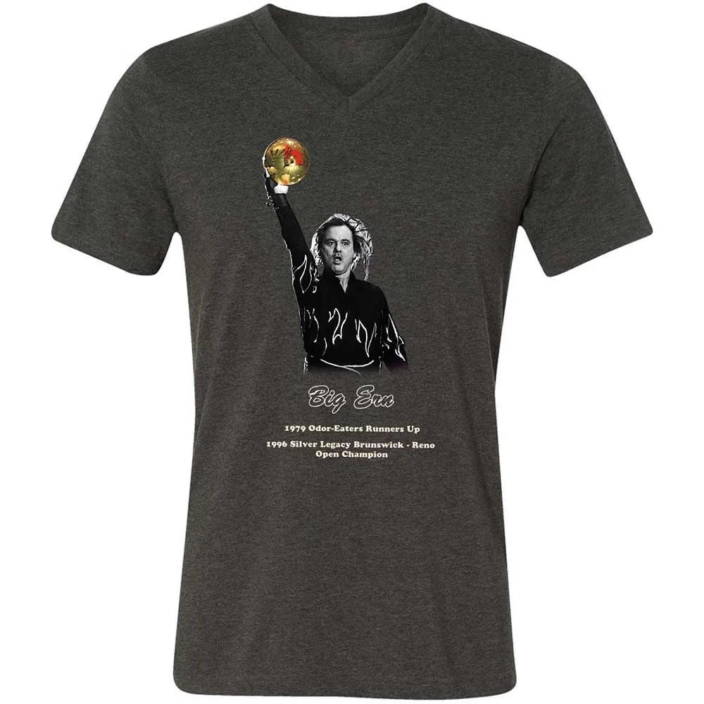 Unisex V-Neck T-Shirt - SCDEBWEH - Dark Grey Heather - 9