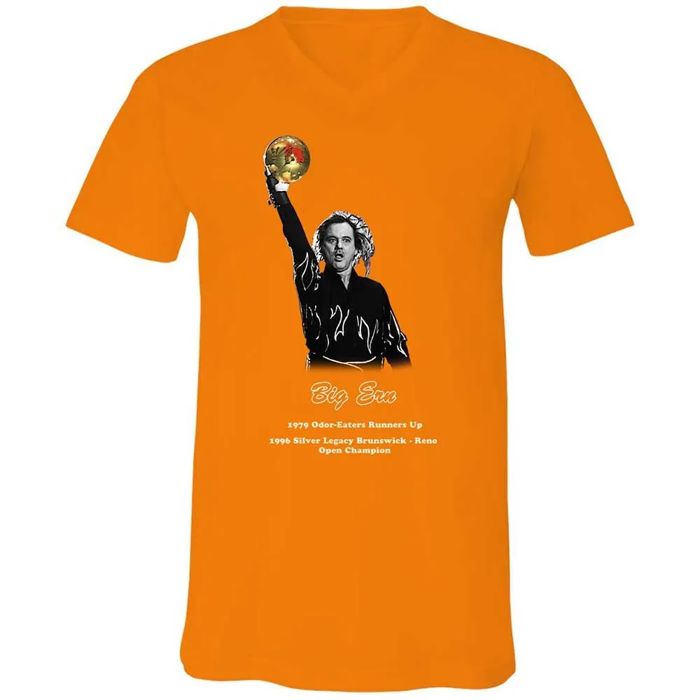 Unisex V-Neck T-Shirt - SCDEBWEH - Orange - 12