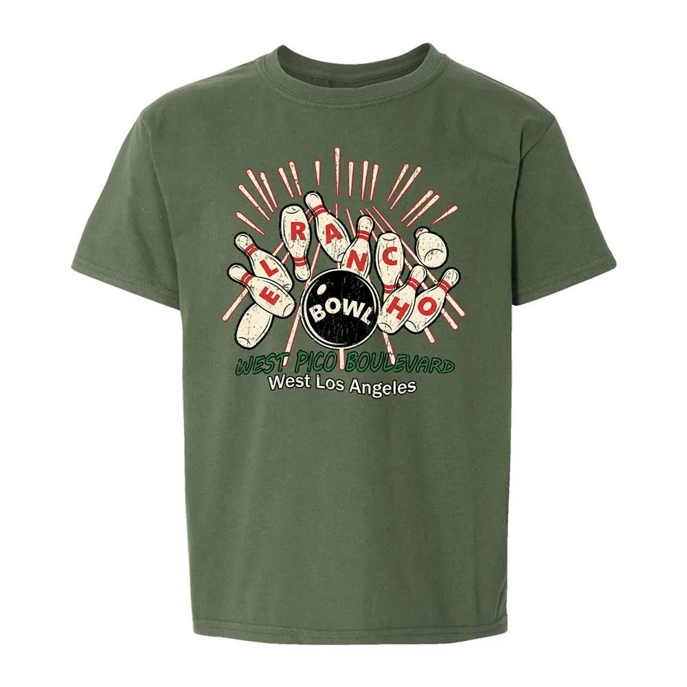 Kids T-Shirt - YH5SJZVW - Military Green - 19