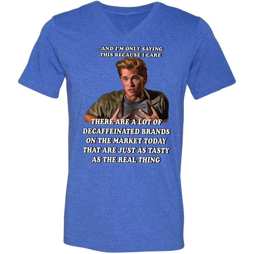 Unisex V-Neck T-Shirt - XBHUR28S - Heather True Royal - 5