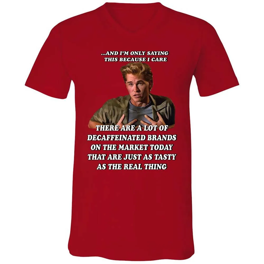 Unisex V-Neck T-Shirt - XBHUR28S - Red - 6