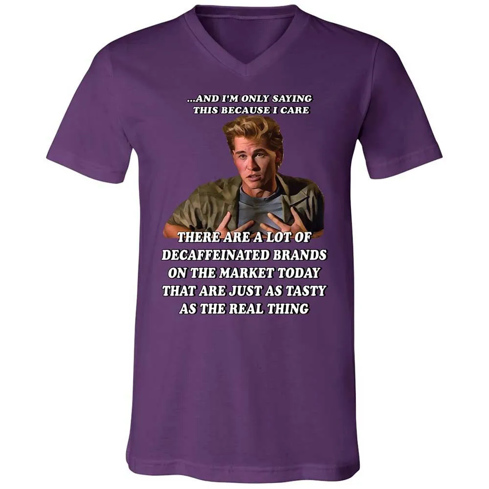 Unisex V-Neck T-Shirt - XBHUR28S - Team Purple - 10