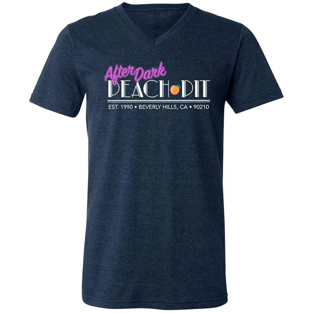 The Peach Pit - Heather Navy - 3