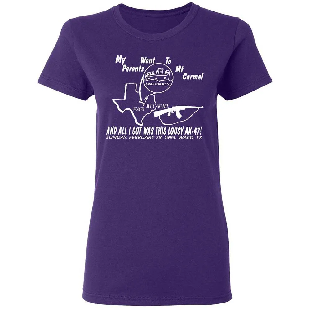 Women's T-Shirt - KSEZ94CD - Purple - 10