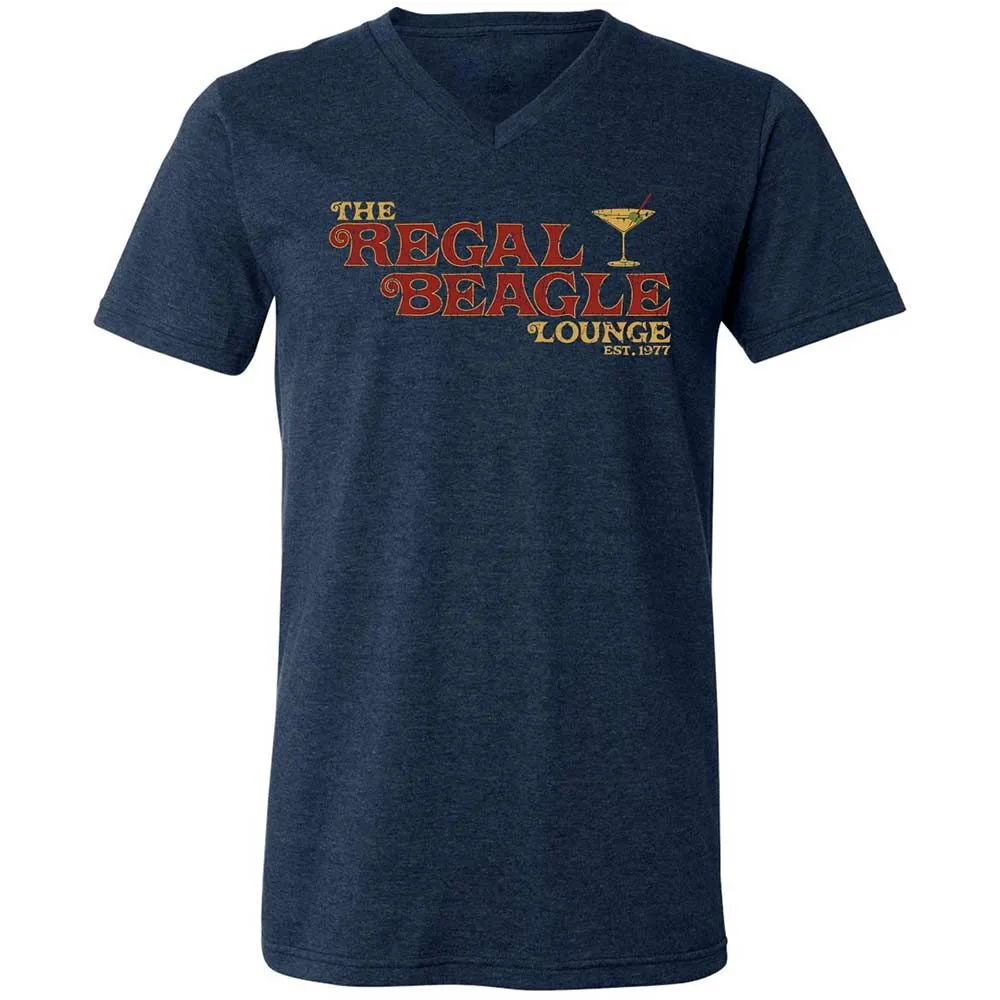 Unisex V-Neck T-Shirt - 9624Z5Z1 - Heather Navy - 3