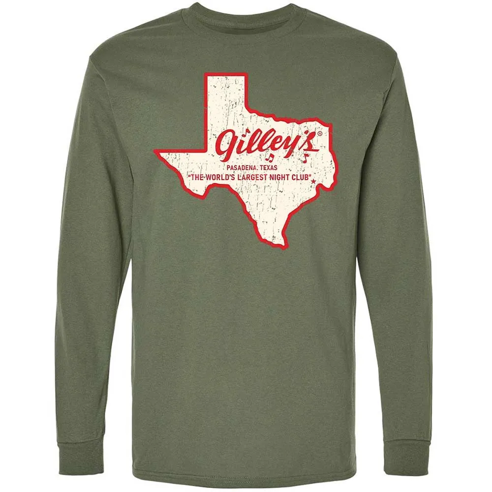 Long Sleeve T-Shirt - X29LYKCJ - Military Green - 9