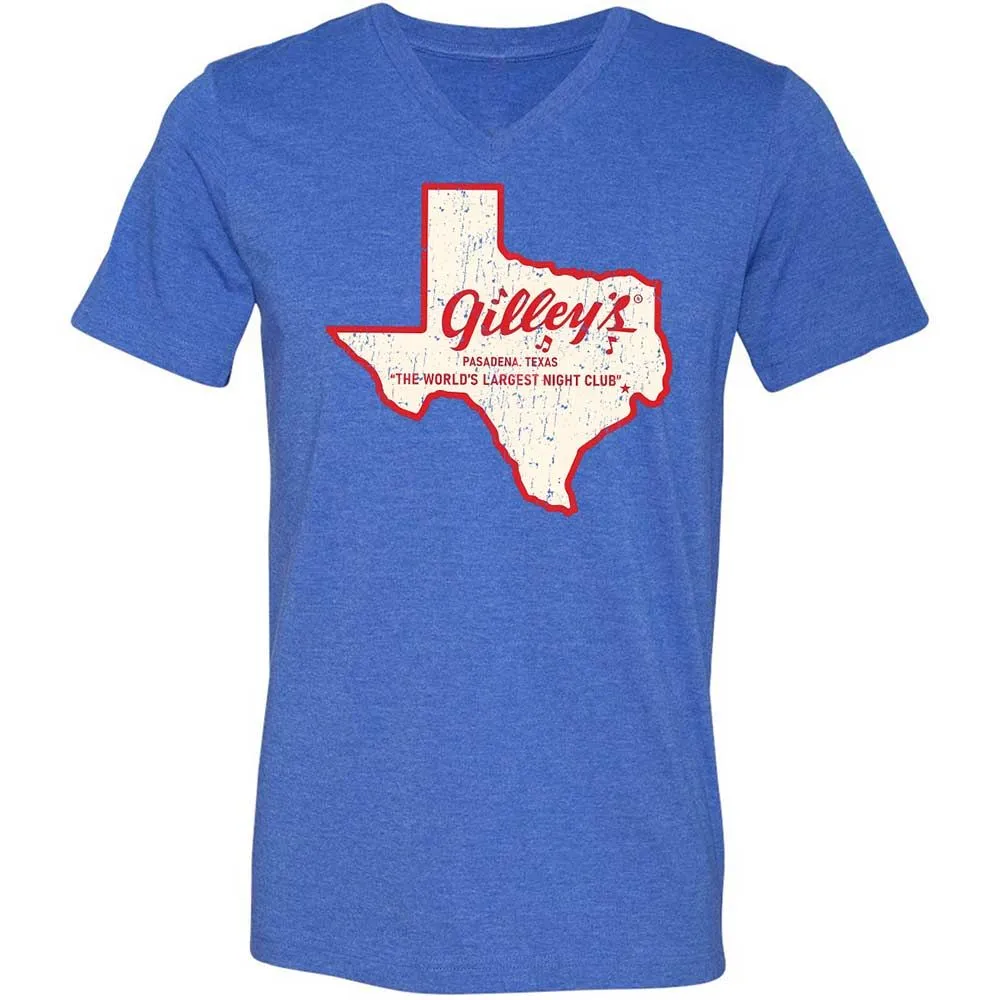 Unisex V-Neck T-Shirt - 8FU27YRA - Heather True Royal - 5