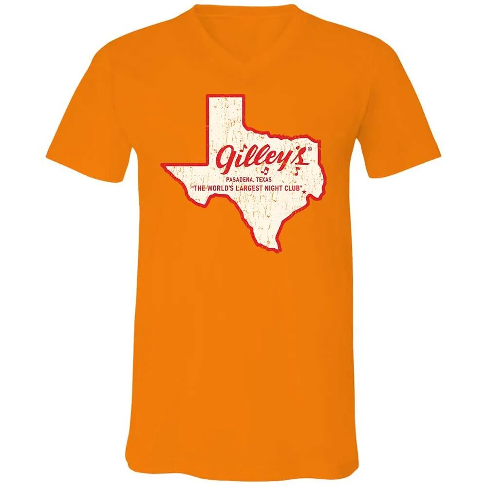 Unisex V-Neck T-Shirt - 8FU27YRA - Orange - 12