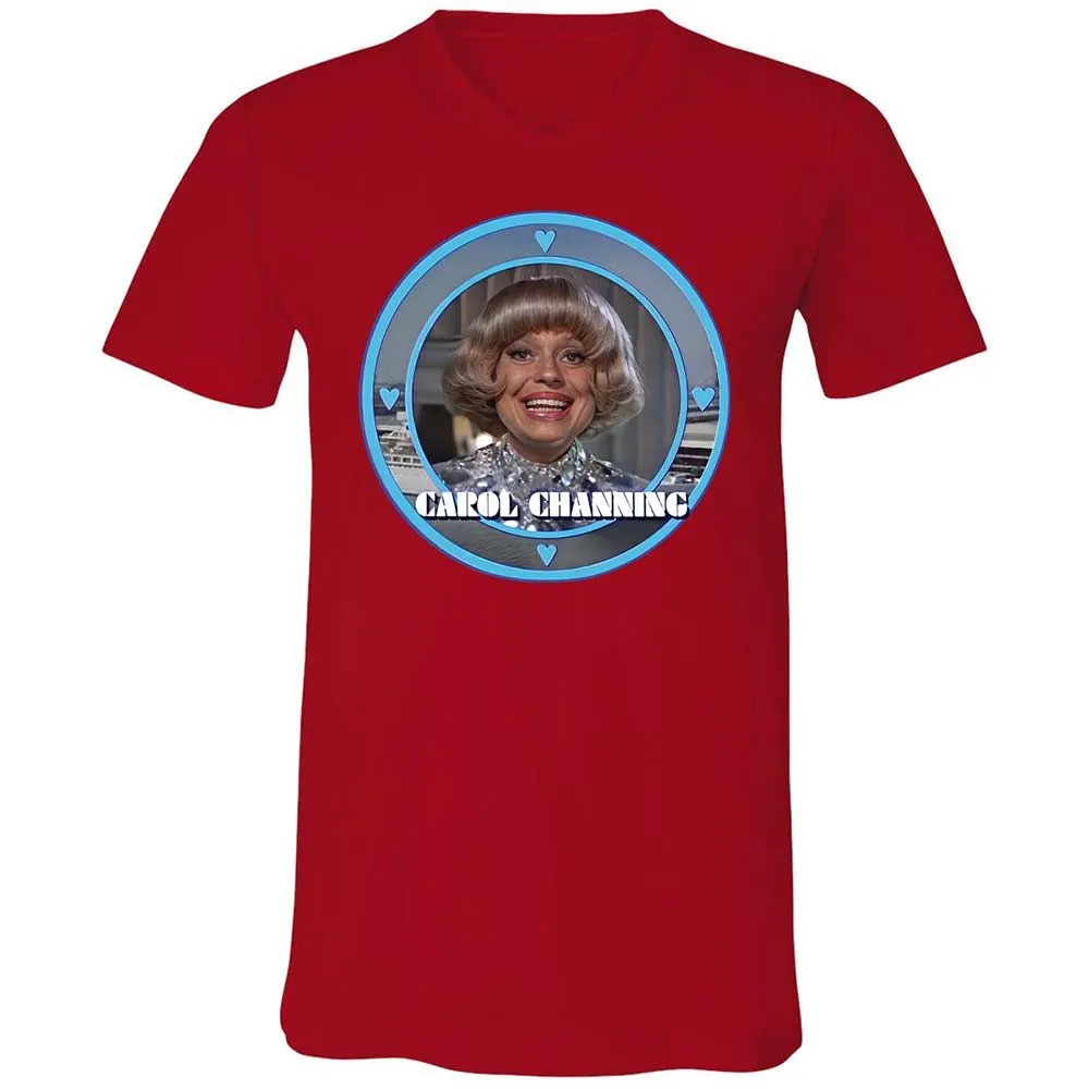 Unisex V-Neck T-Shirt - 54AK2ZTY - Red - 6