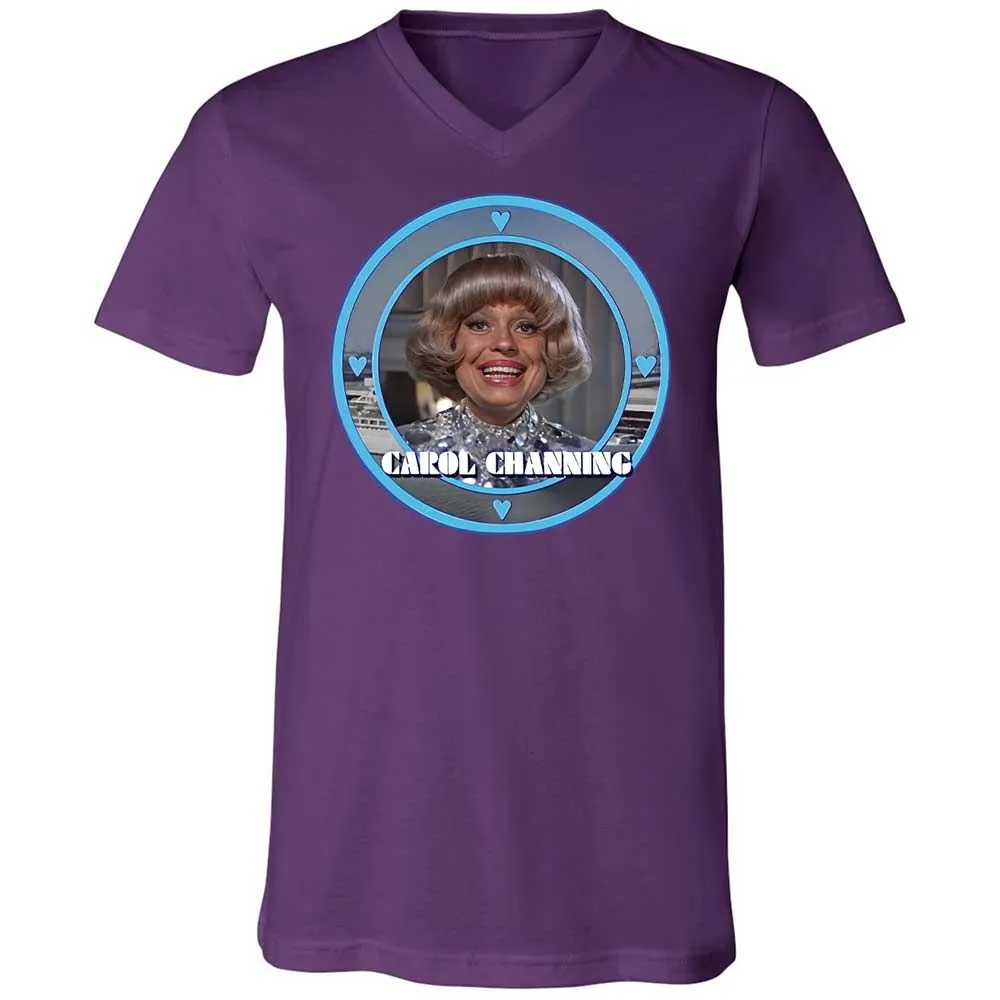 Unisex V-Neck T-Shirt - 54AK2ZTY - Team Purple - 10