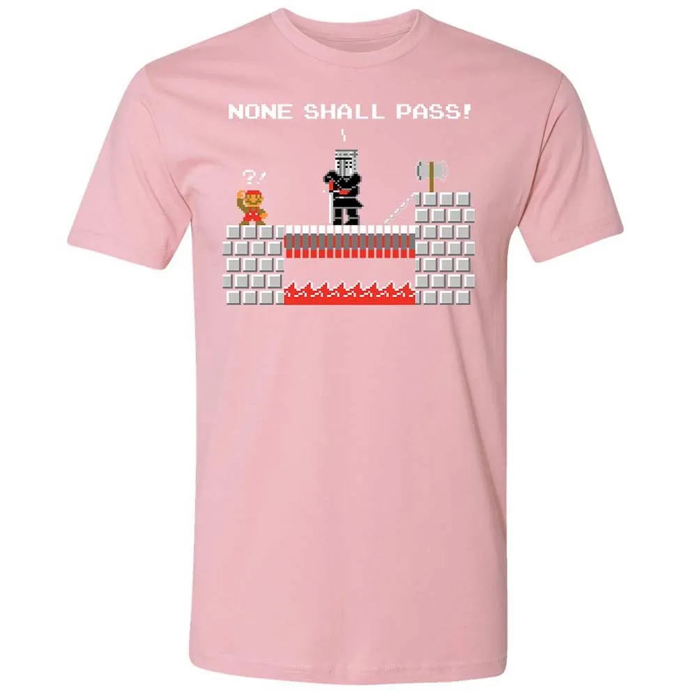 No Plumbers Shall Pass - Light Pink - 16