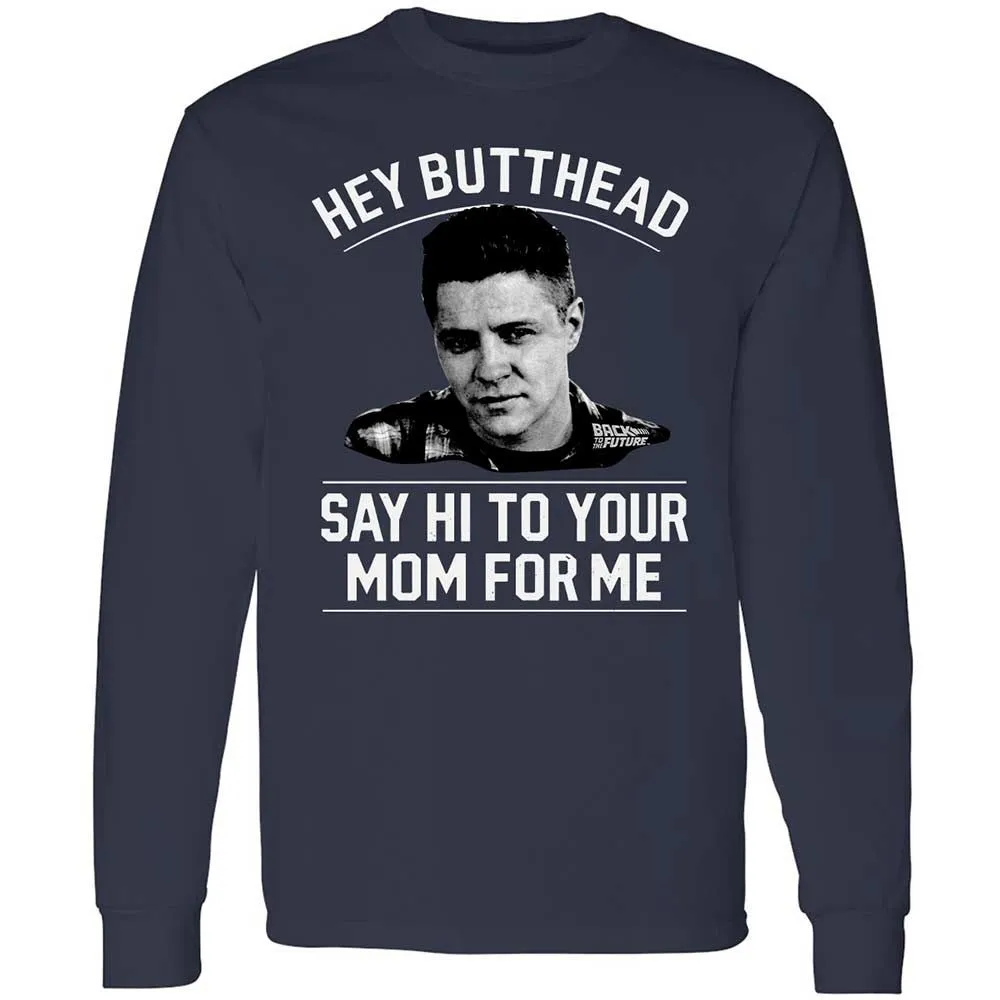 Long Sleeve T-Shirt - H66P2J1K - Navy - 2