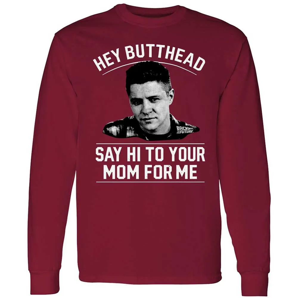 Long Sleeve T-Shirt - H66P2J1K - Cardinal Red - 7