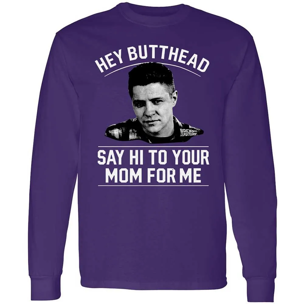 Long Sleeve T-Shirt - H66P2J1K - Purple - 12