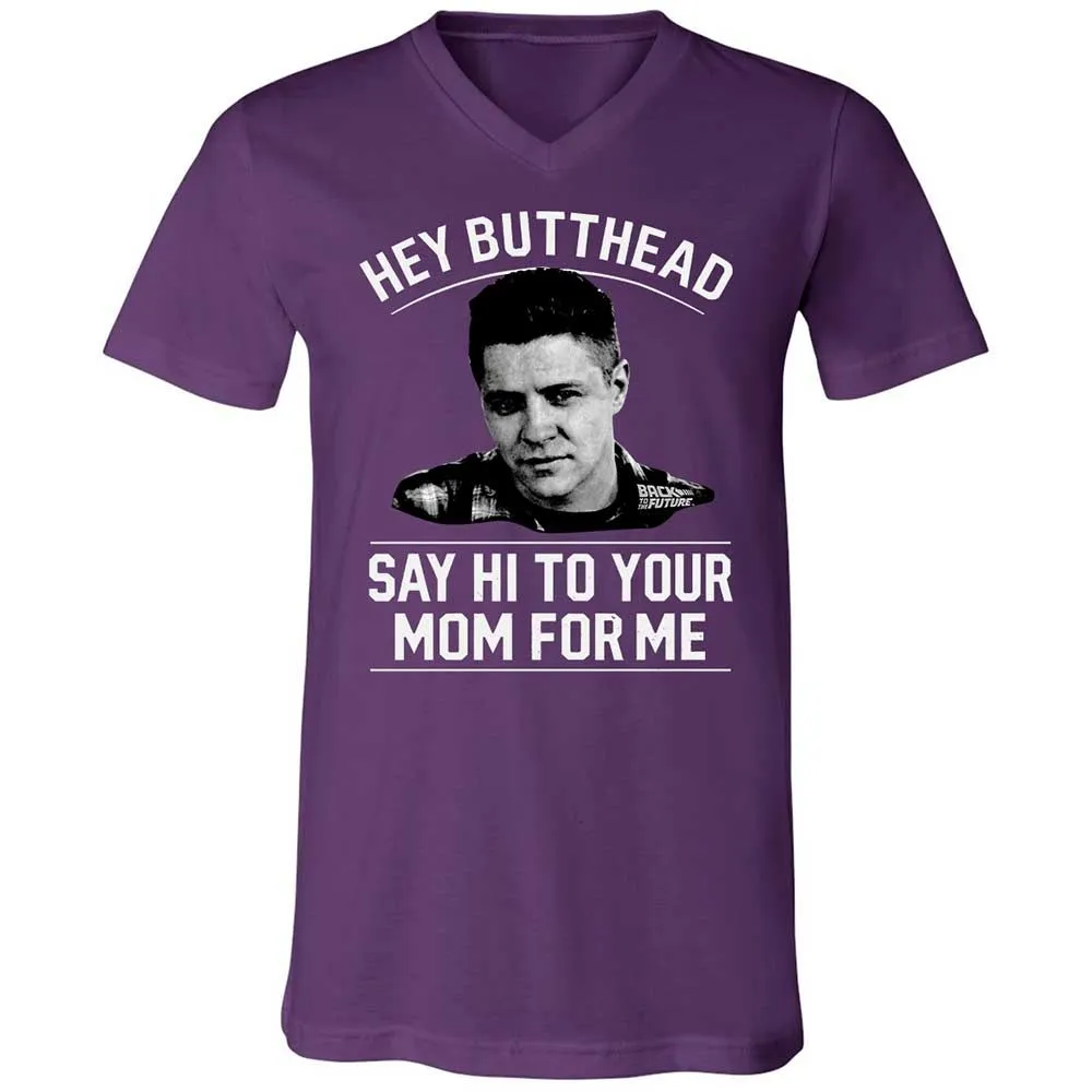 Unisex V-Neck T-Shirt - TBENHKFH - Team Purple - 10
