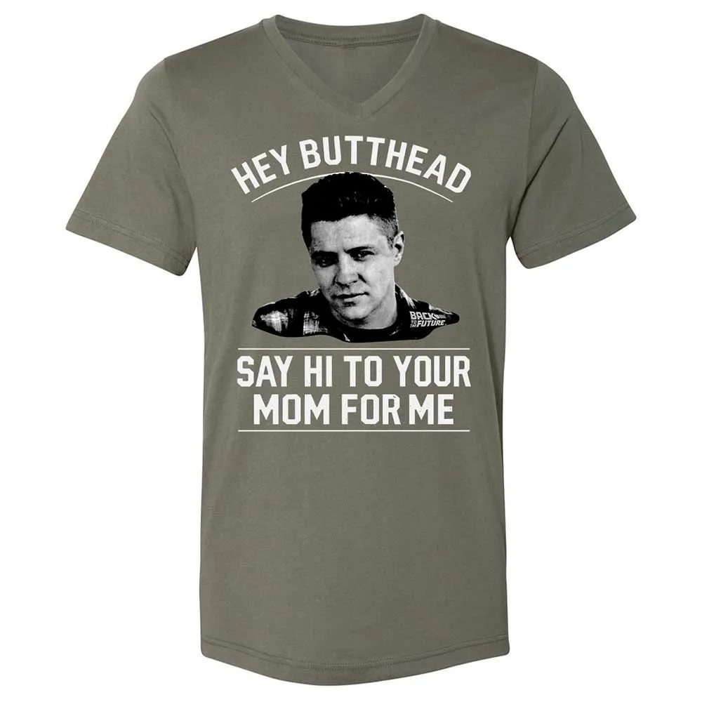 Unisex V-Neck T-Shirt - TBENHKFH - Military Green - 11