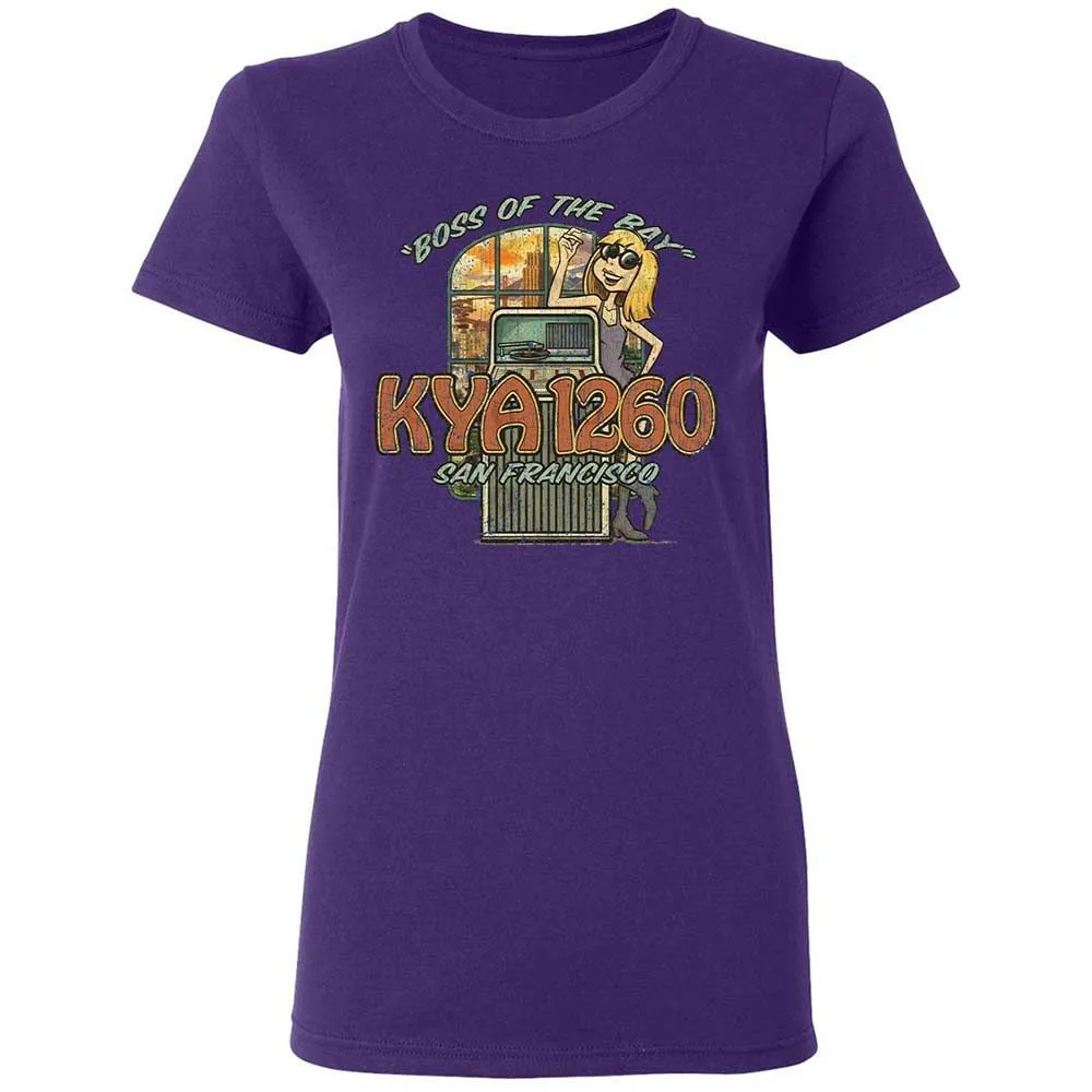 Women's T-Shirt - SK254Q4L - Purple - 11