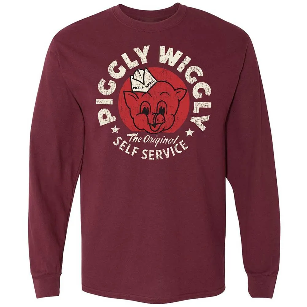 Long Sleeve T-Shirt - 3F1V3PX3 - Maroon - 6