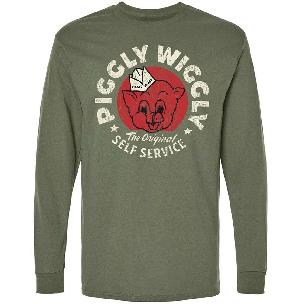Long Sleeve T-Shirt - 3F1V3PX3 - Military Green - 9