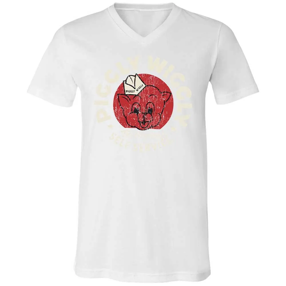Unisex V-Neck T-Shirt - 3VZJF3VL - White - 16