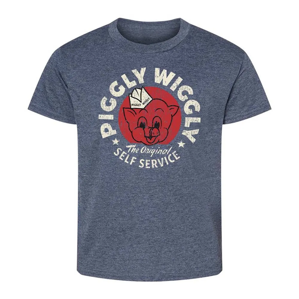 Kids T-Shirt - YSXS8KHH - Heather Navy - 9