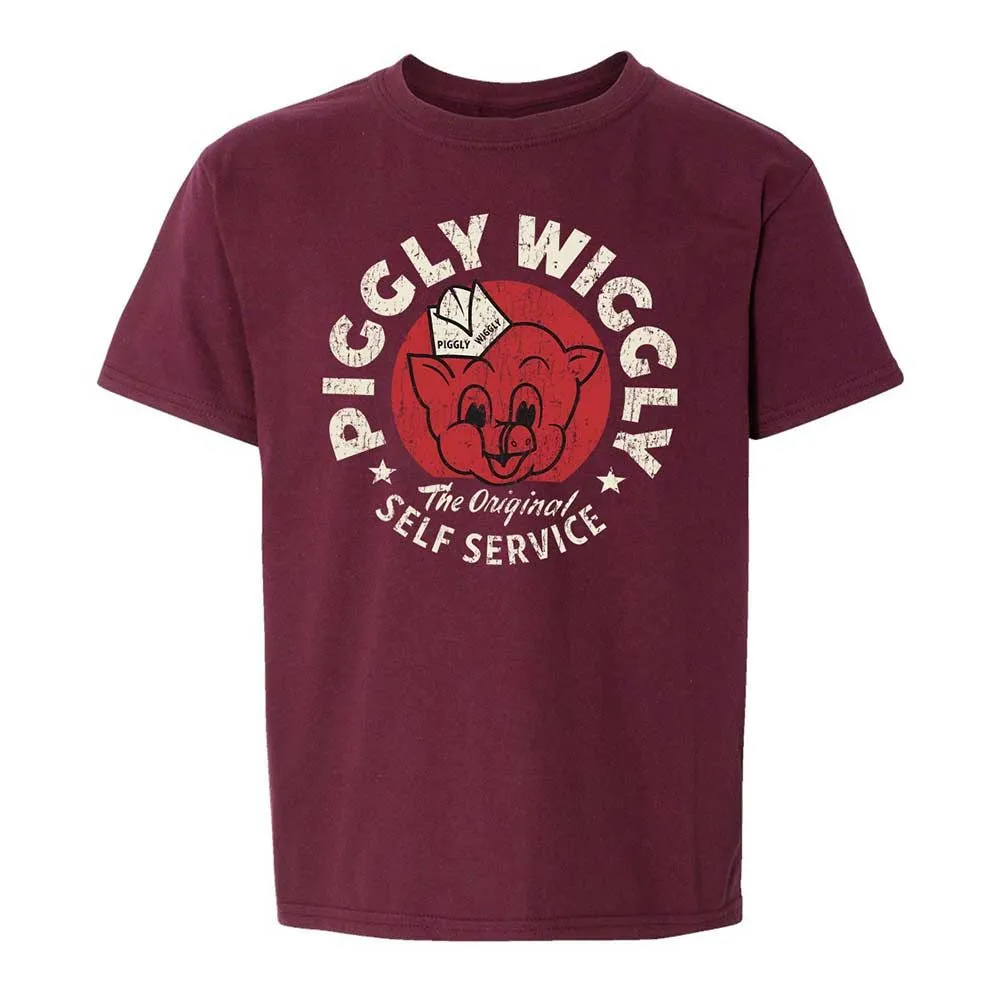 Kids T-Shirt - YSXS8KHH - Maroon - 14