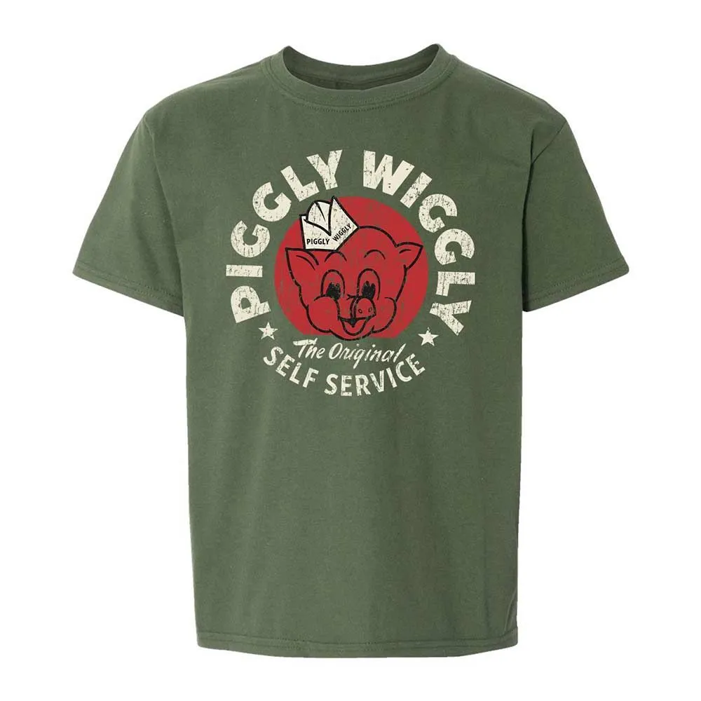 Kids T-Shirt - YSXS8KHH - Military Green - 19